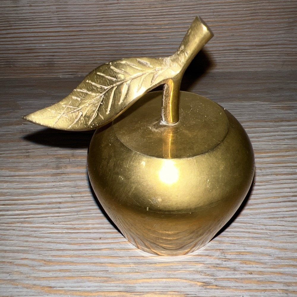 Vintage Brass Apple‎ Bell